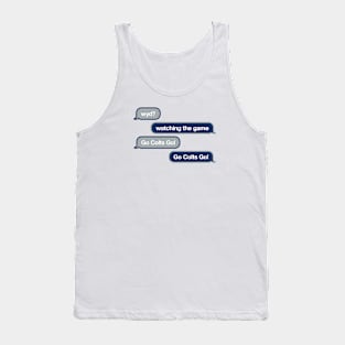 Colts WYD Text Tank Top